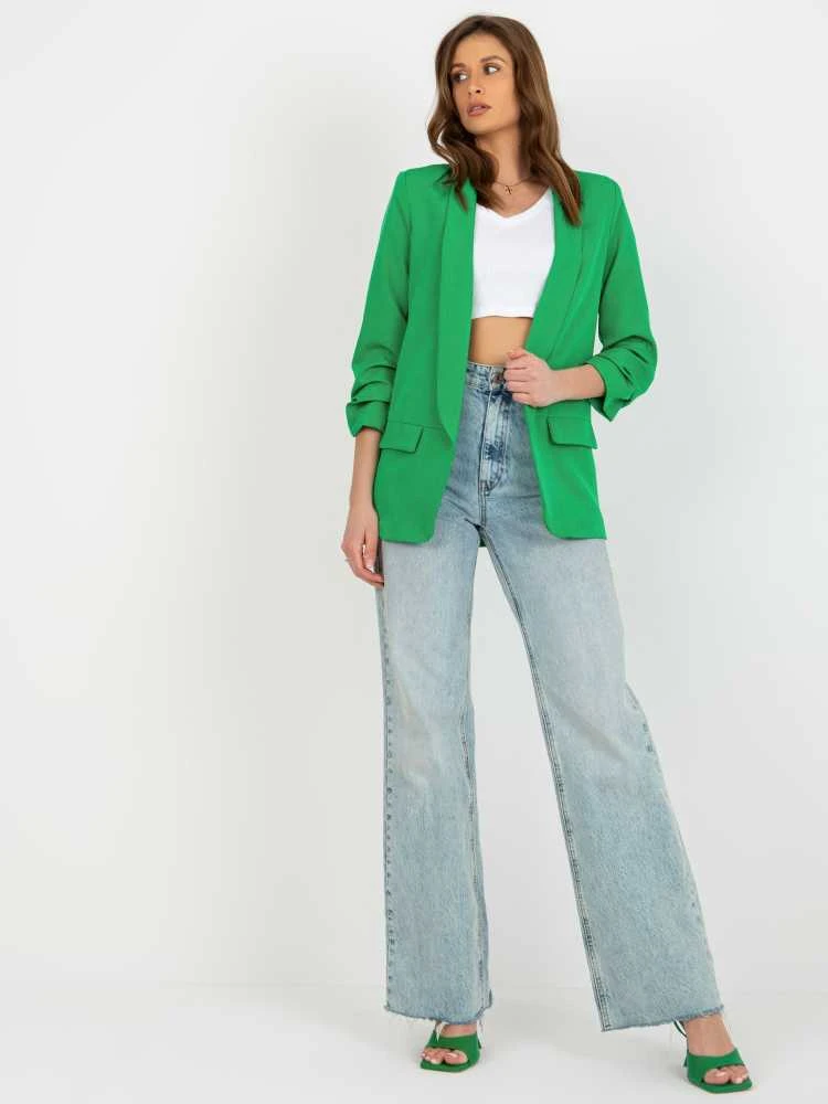 Italy Moda Švarkas moterims -DHJ-MA-7684.15P-žalia