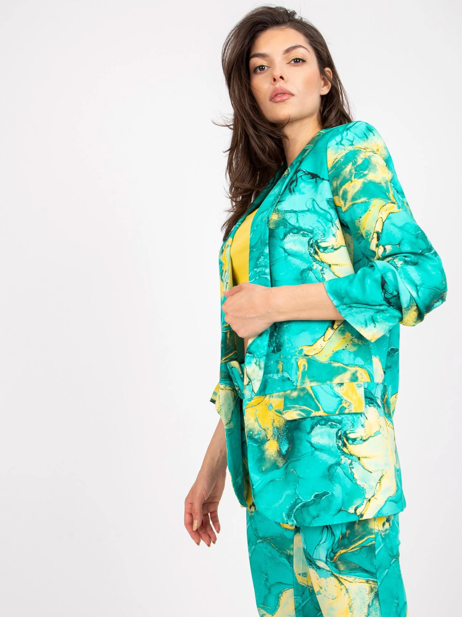 Italy Moda Švarkas moterims -DHJ-MA-7684A-1,22X-turkis