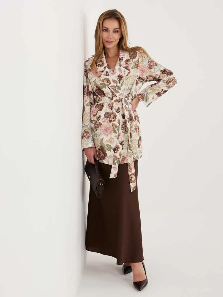 Italy Moda Marynarka-IT-MA-FL10158.02-ruda