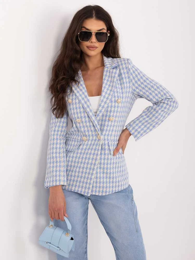 Italy Moda Švarkas moterims -MI-MA-C033.55-mėlyna