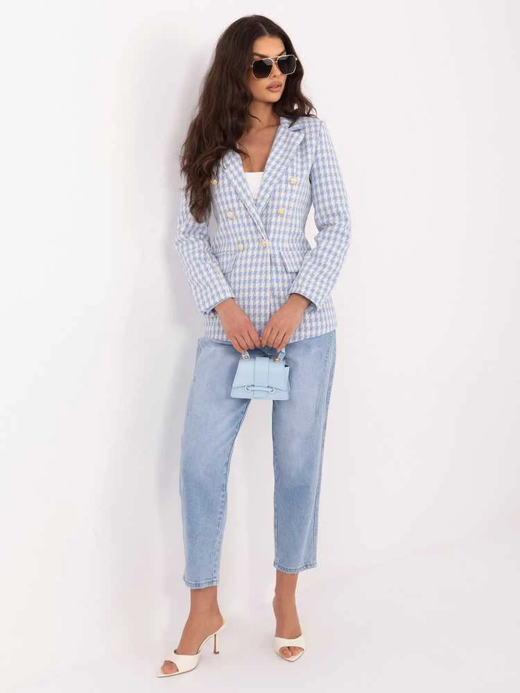 Italy Moda Švarkas moterims -MI-MA-C033.55-mėlyna