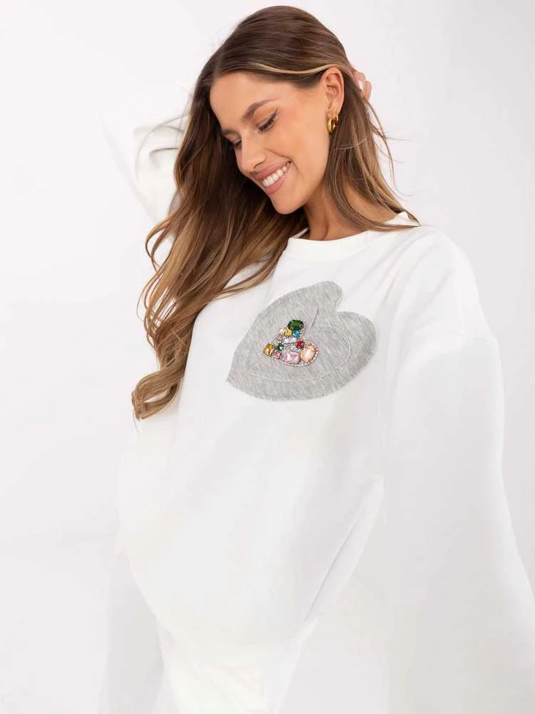 Italy Moda Megztinis-DHJ-BL-20322.72-ekru