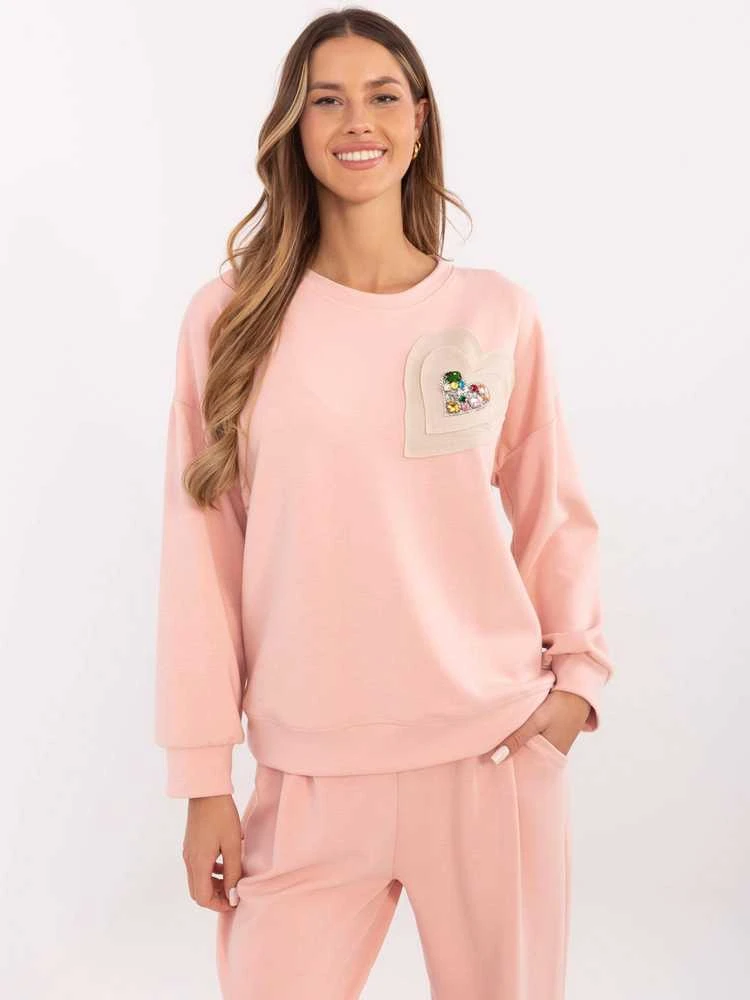 Italy Moda Megztinis-DHJ-BL-20322.72-persikas