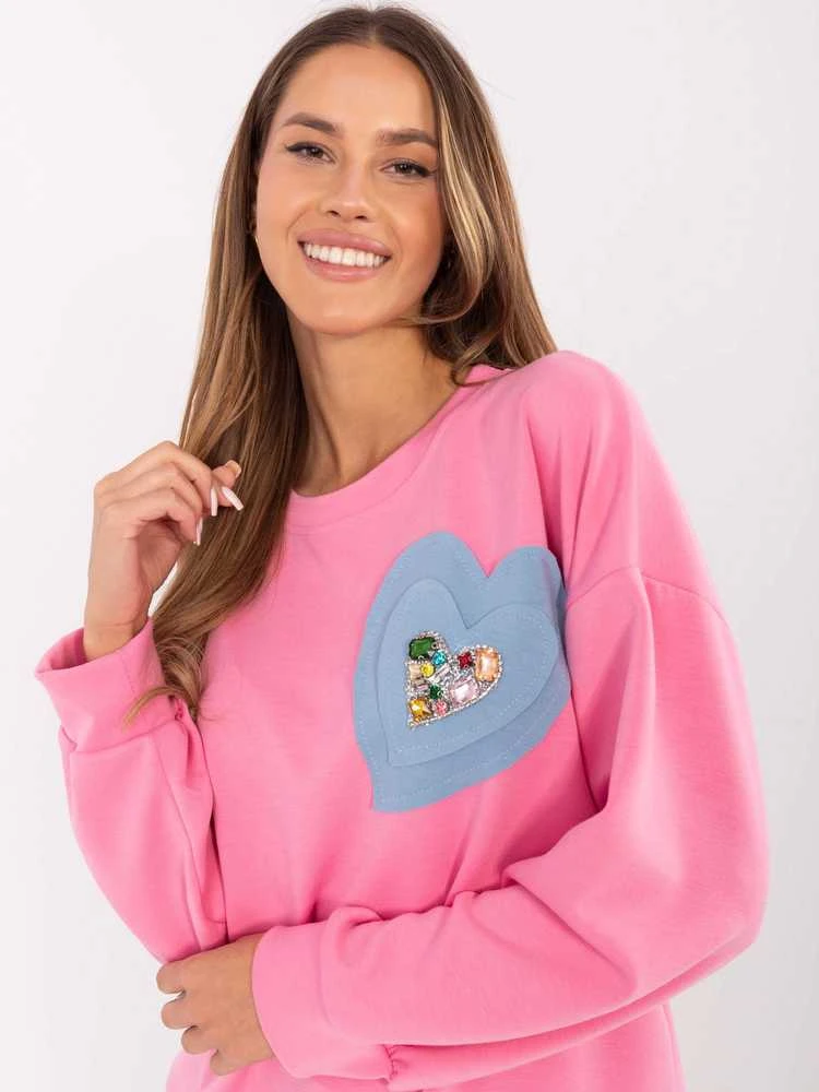 Italy Moda Megztinis-DHJ-BL-20322.72-rožinis