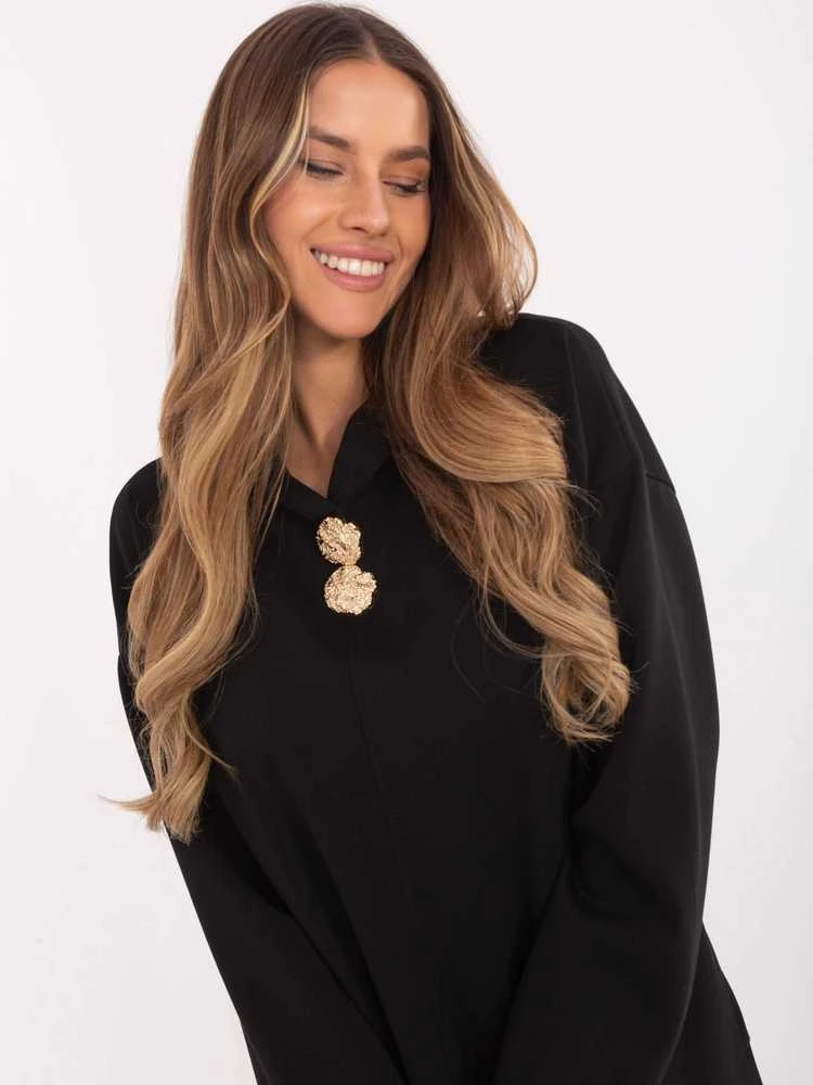 Italy Moda Megztinis-DHJ-BL-20510.68-juodas