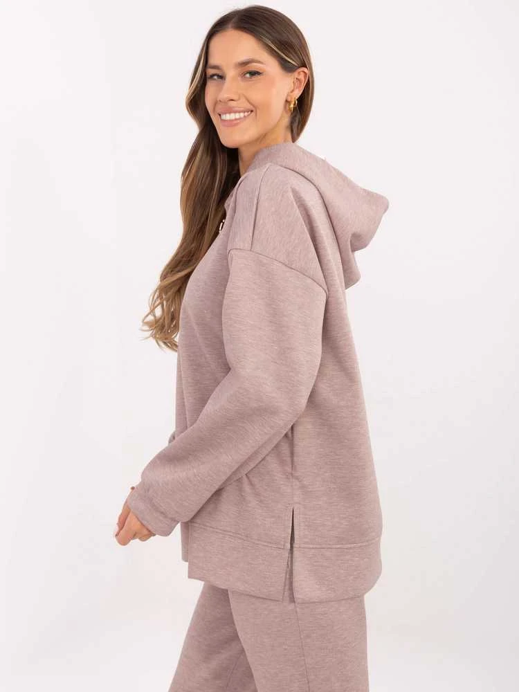 Italy Moda Megztinis-DHJ-BL-20510.68-tamsiai smėlio spalvos