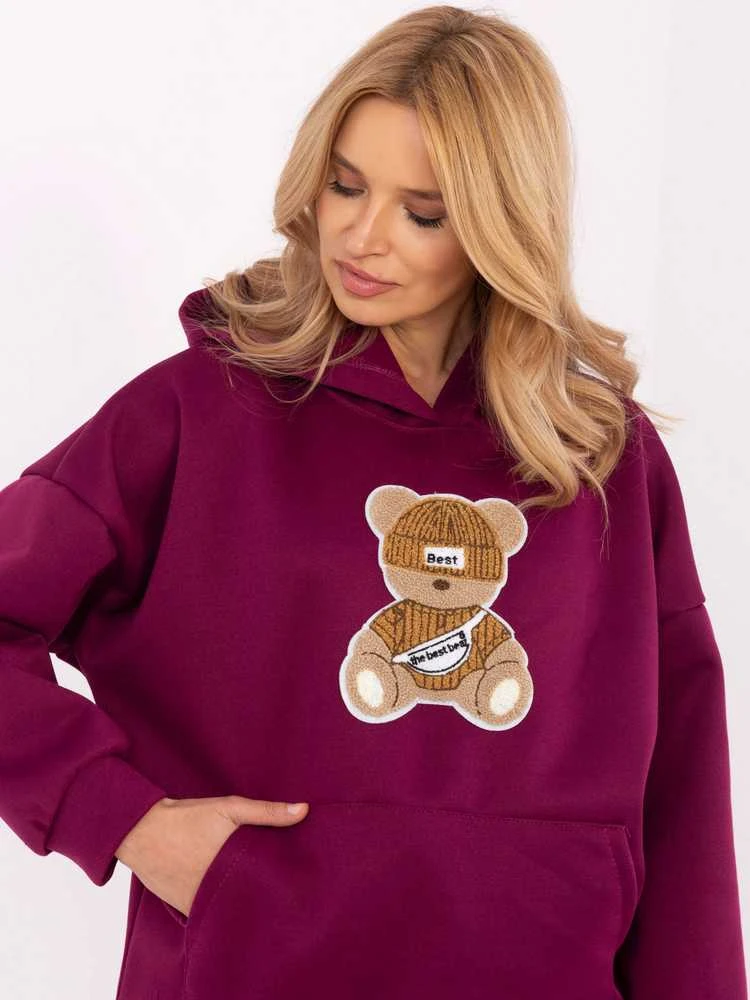 Italy Moda Megztinis-DHJ-BL-A8695-1,16-violetinė