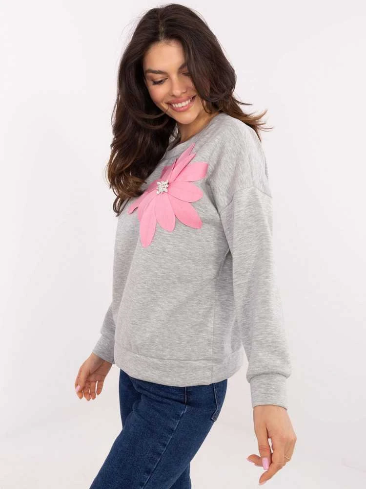 Italy Moda Megztinis-MI-BL-M6098.05P-pilkas