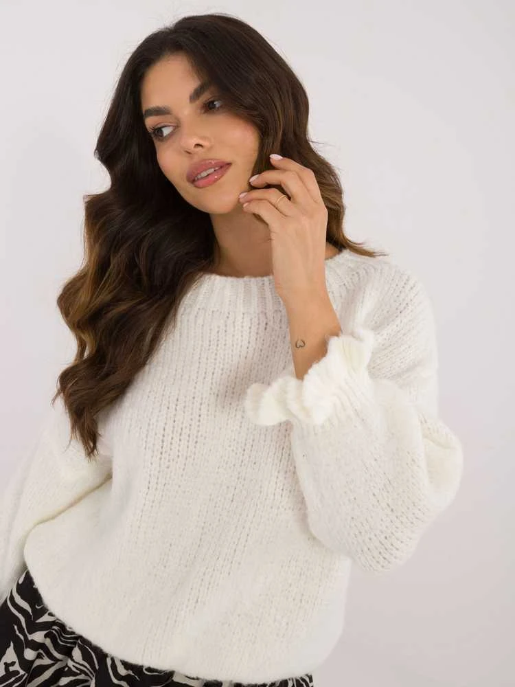 Italy Moda Megztinis-MI-SW-2912.10X-ecru
