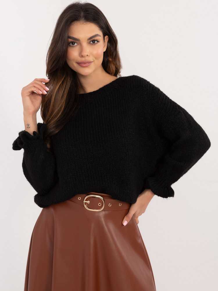 Italy Moda Megztinis-MI-SW-2912.10X-juodas