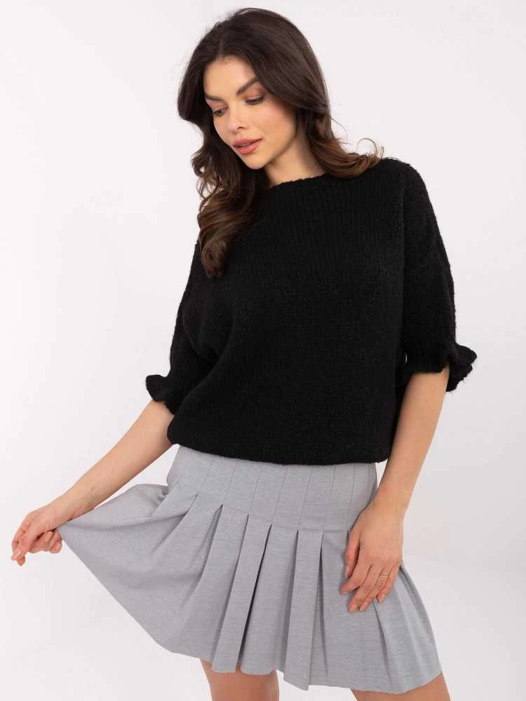 Italy Moda Megztinis-MI-SW-2913.99-juodas