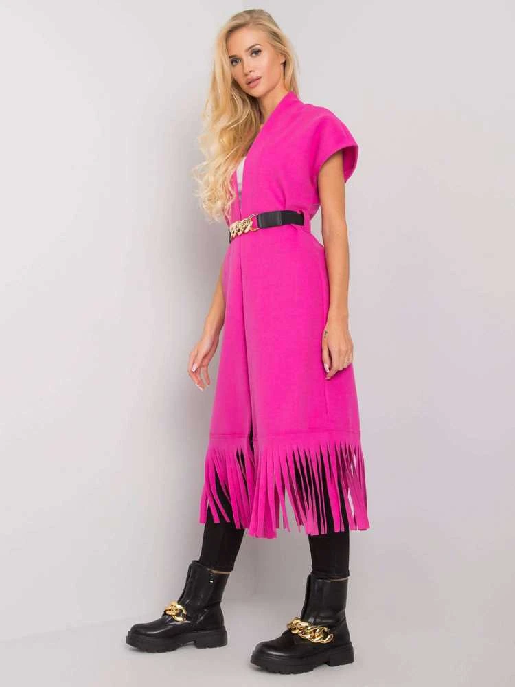 Italy Moda Megztinis moterims -DHJ-NA-A17206.69-fluorescencinė rožinė