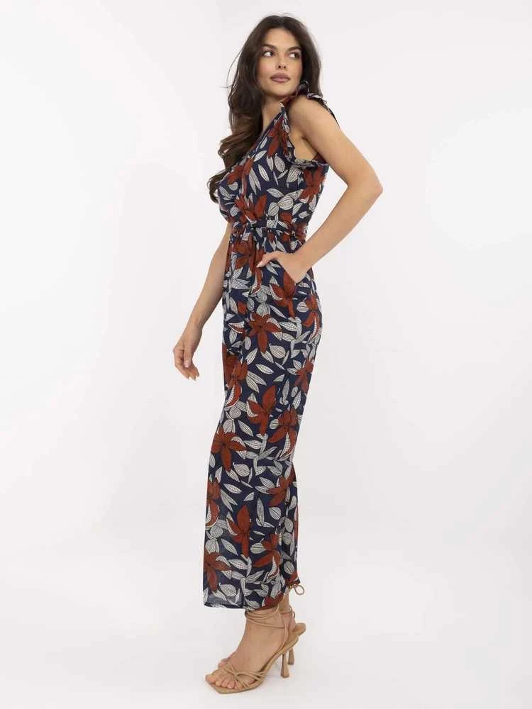 Italy Moda Moterims kombinezonas DHJ-KO-13568.13P-navy mėlynas