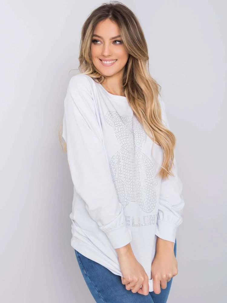 Italy Moda Palaidinė-DHJ-BZ-12779.43P-balta