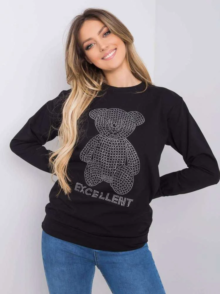 Italy Moda Palaidinė-DHJ-BZ-12779.43P-juoda
