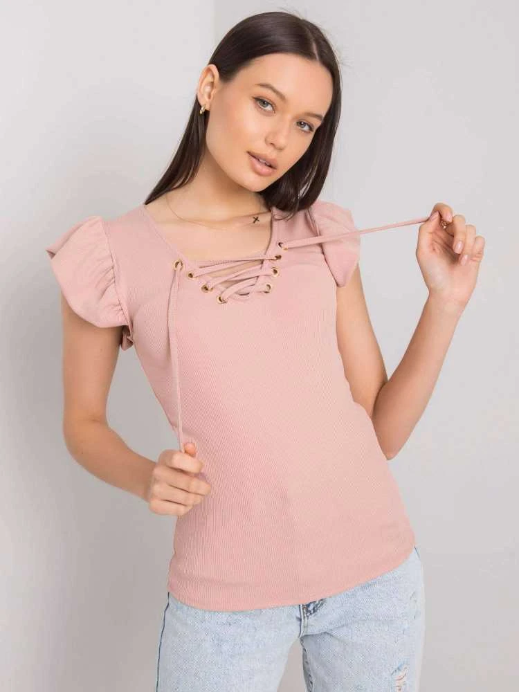 Italy Moda Palaidinė-DHJ-BZ-13301.34P-šviesiai rožinė