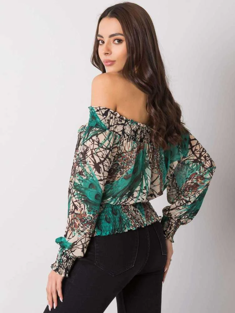 Italy Moda Palaidinė-DHJ-BZ-15175.05P-žalia