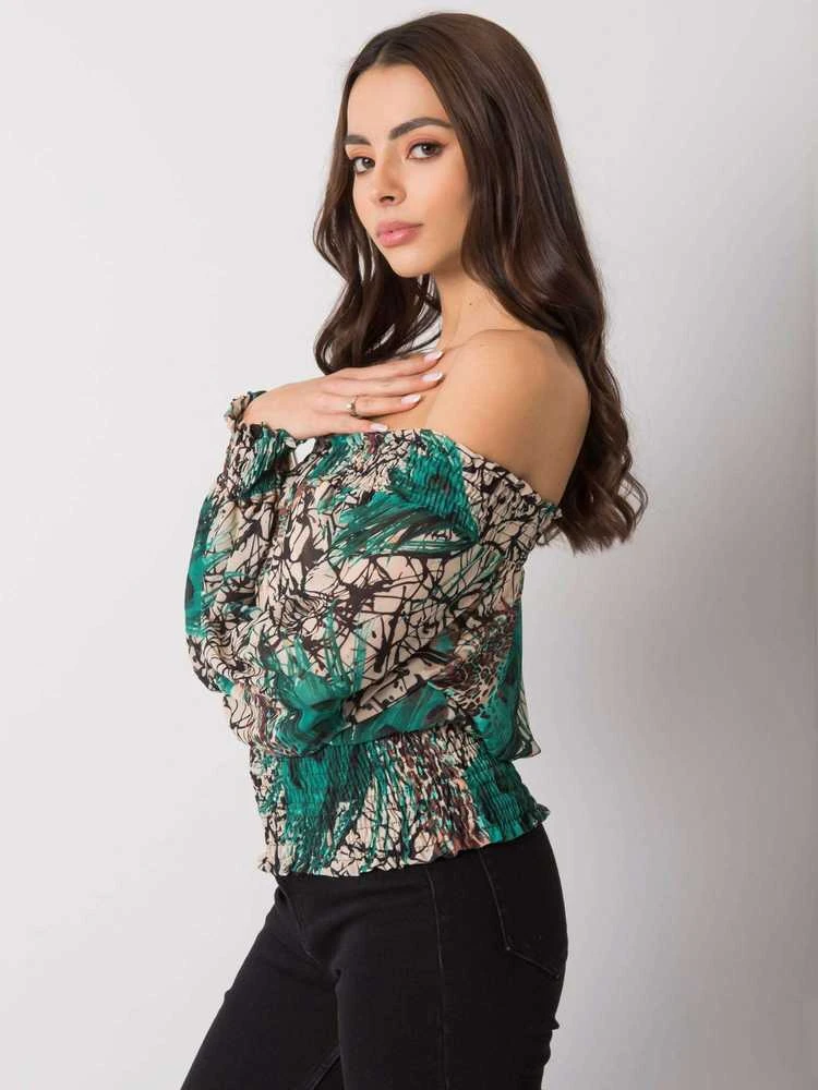 Italy Moda Palaidinė-DHJ-BZ-15175.05P-žalia