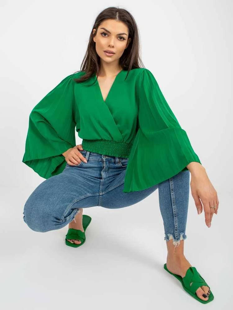 Italy Moda Palaidinė-DHJ-BZ-16503.30X-žalia