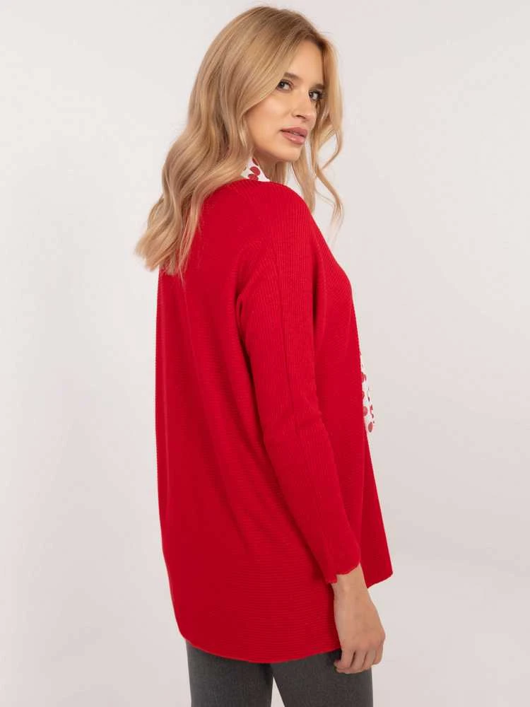 Italy Moda Palaidinė-DHJ-BZ-19226.91-raudona