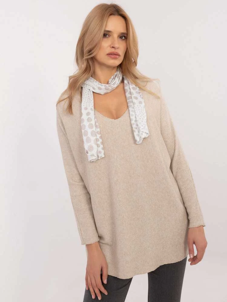 Italy Moda Palaidinė-DHJ-BZ-19226.91-smėlio spalvos