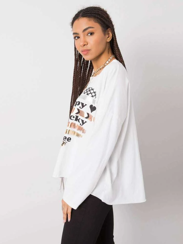 Italy Moda Palaidinė-DHJ-BZ-21103.06P-balta