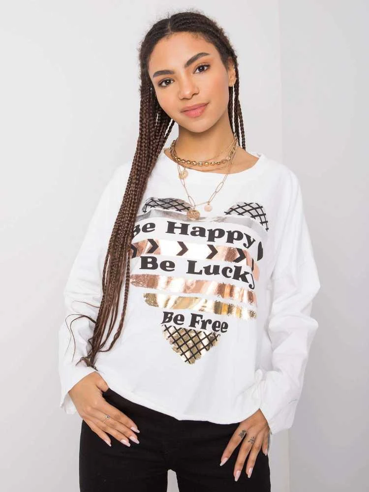 Italy Moda Palaidinė-DHJ-BZ-21103.06P-balta