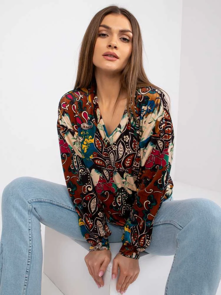 Italy Moda Palaidinė-DHJ-BZ-6033-2.46P-šviesiai ruda