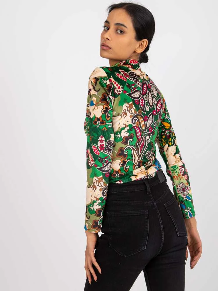 Italy Moda Palaidinė-DHJ-BZ-6291-1.77P-žalia