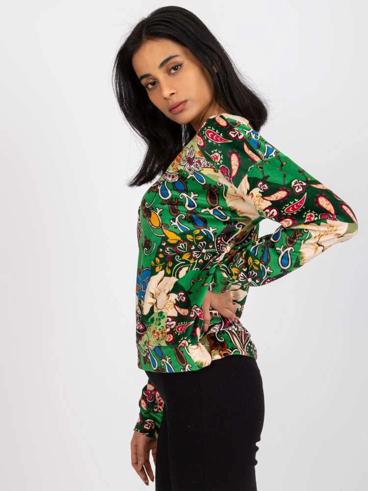 Italy Moda Palaidinė-DHJ-BZ-6550-3.14P-žalia