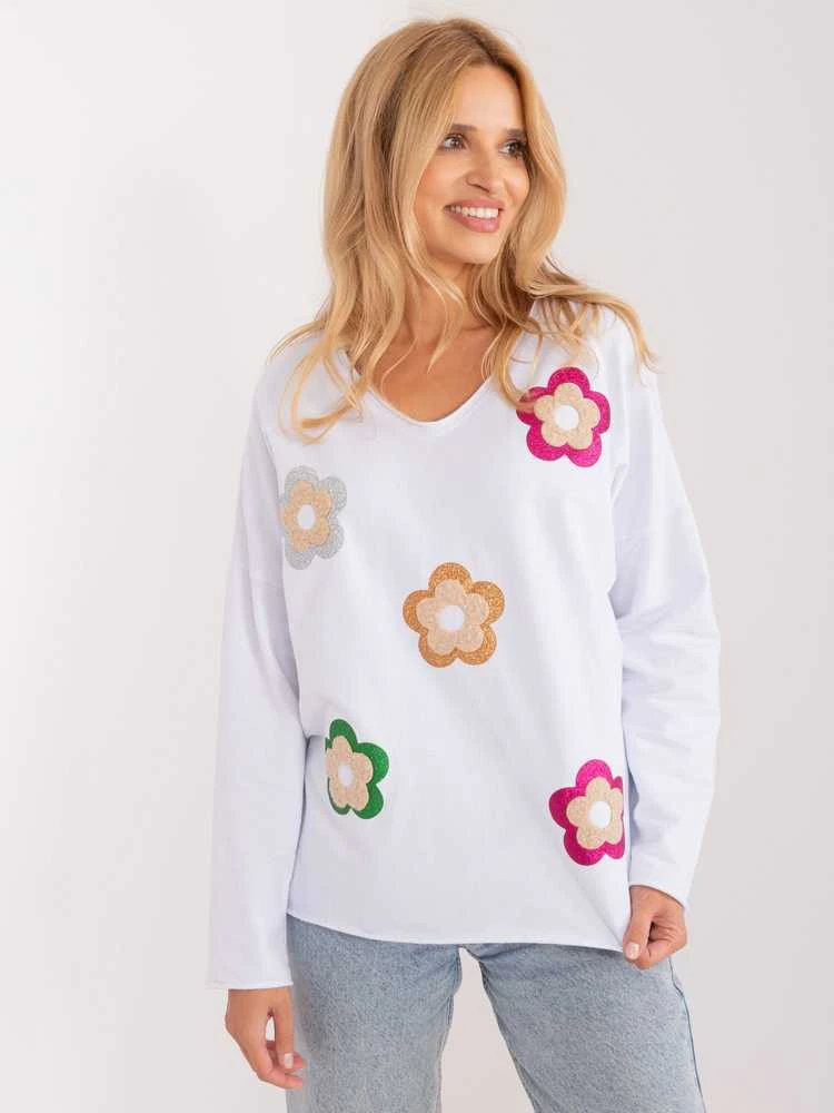 Italy Moda Palaidinė-DHJ-BZ-6679.22-balta