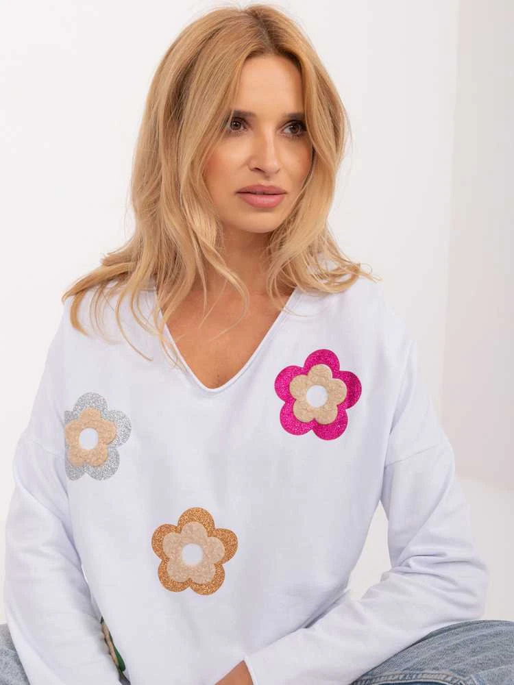 Italy Moda Palaidinė-DHJ-BZ-6679.22-balta