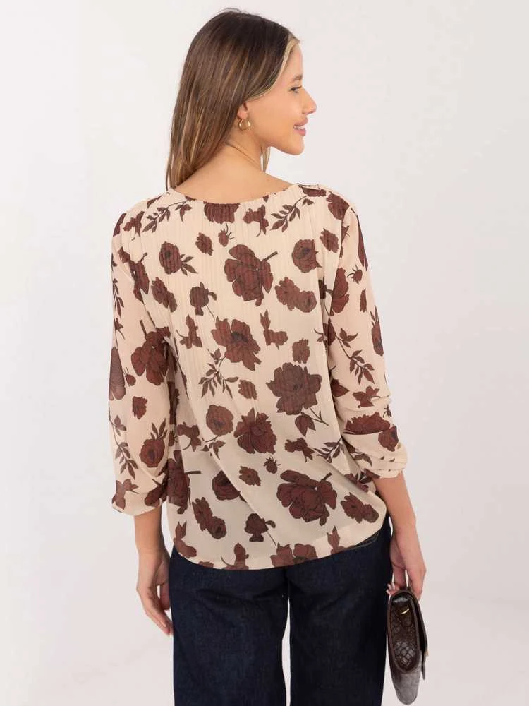 Italy Moda Palaidinė-DHJ-BZ-8643-1.37P-smėlio spalvos
