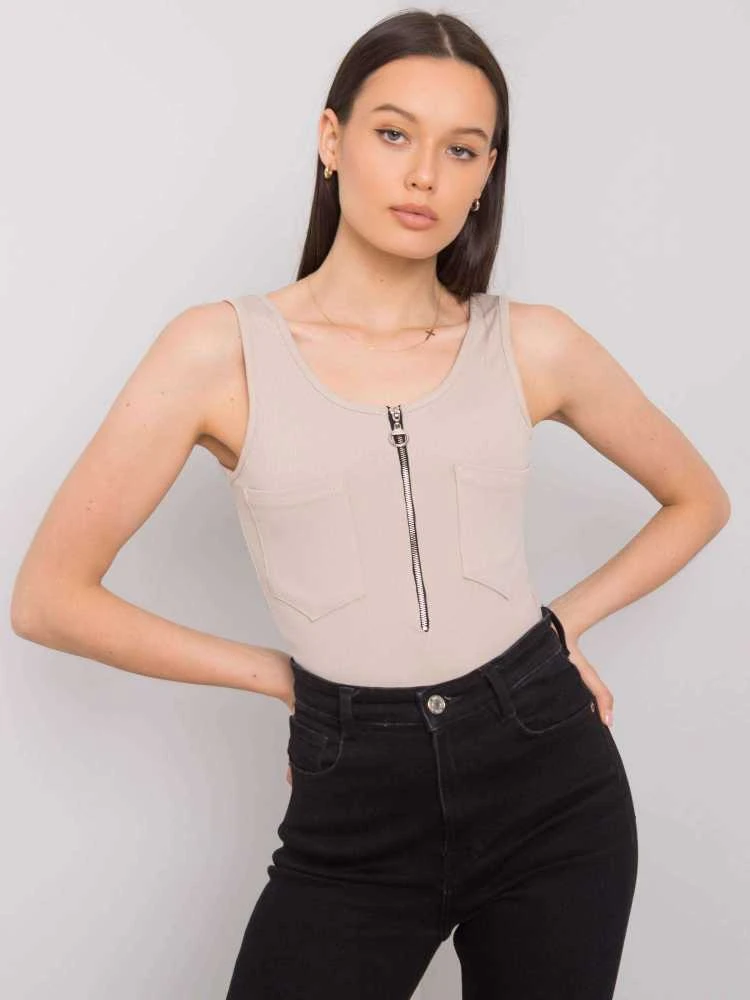 Italy Moda Palaidinė-DHJ-TP-13287.36P-smėlio spalvos