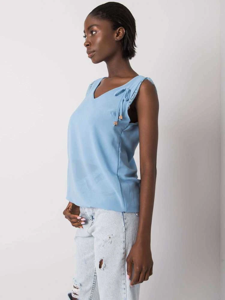 Italy Moda Palaidinė-DHJ-TP-13317.25P-Šviesiai mėlynas