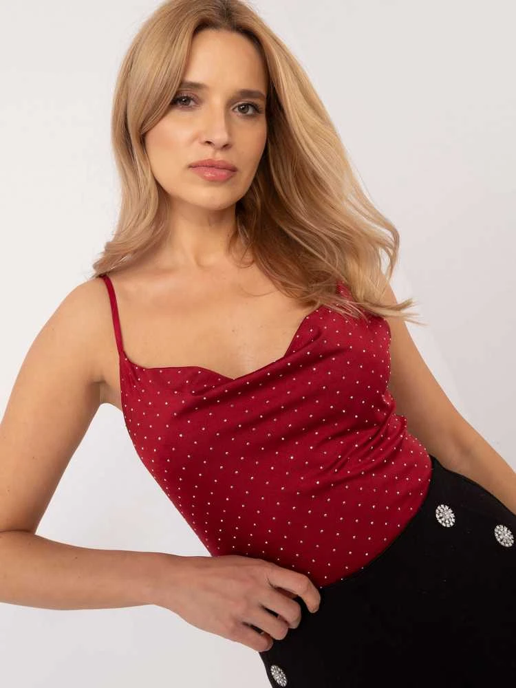 Italy Moda Palaidinė-DHJ-TP-20051.78-bordo