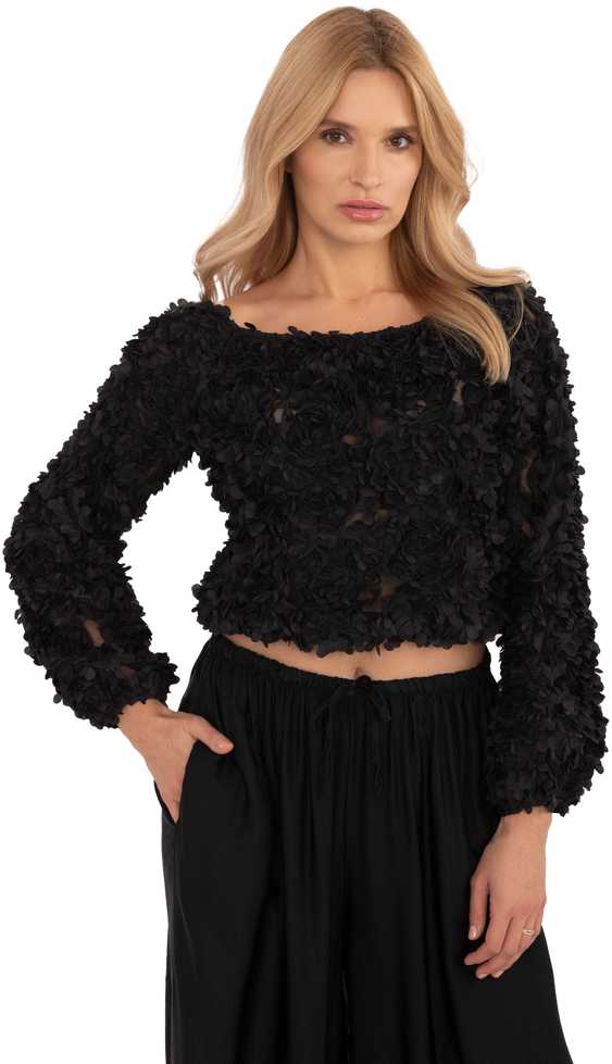 Italy Moda Palaidinė-MI-BZ-26158.20-juoda