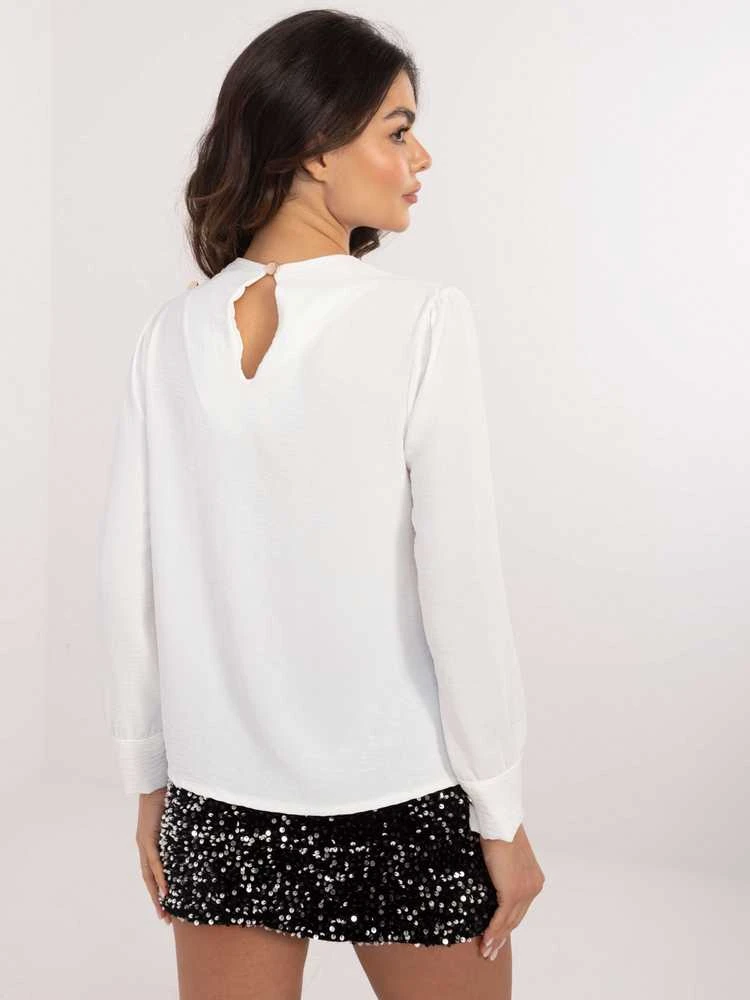 Italy Moda Palaidinė-MI-BZ-278519-1,40-balta