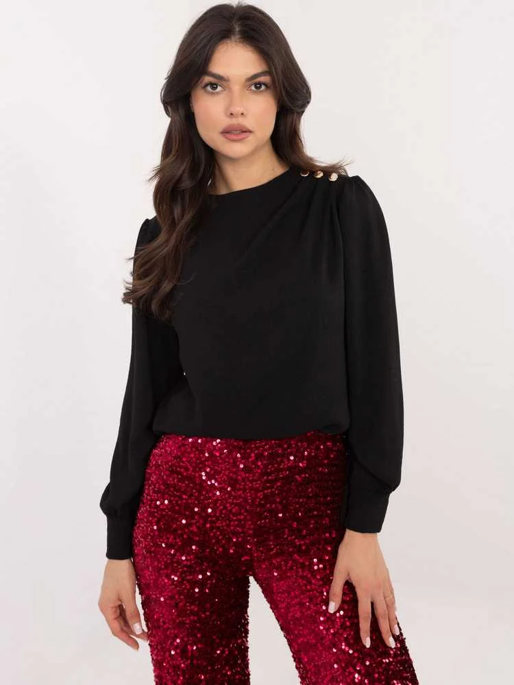 Italy Moda Palaidinė-MI-BZ-278519-1,40-juoda