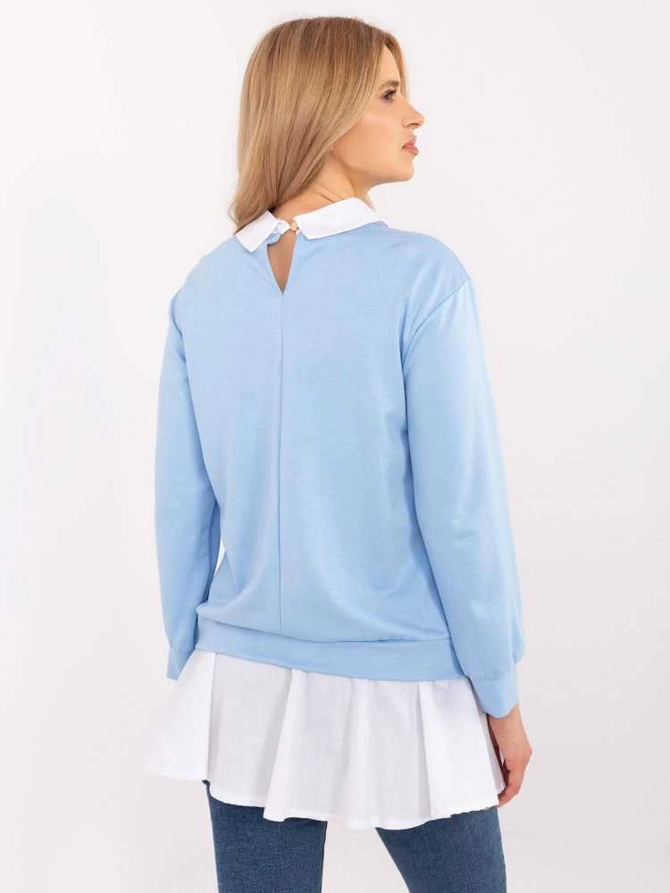 Italy Moda Palaidinė-MI-BZ-A5997.49-šviesiai mėlyna