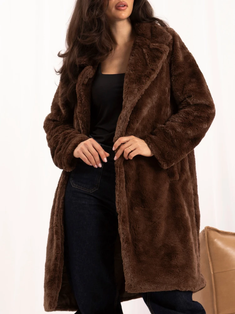 Italy Moda Płaszcz-IT-PL-2211.58-ruda
