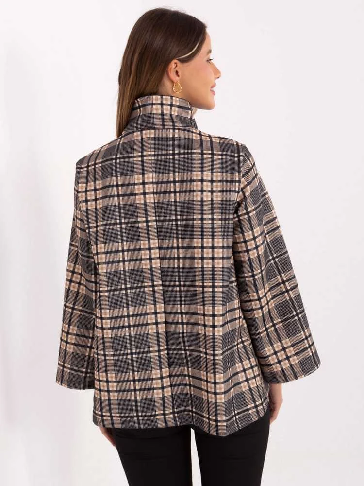 Italy Moda Paltas moterims -IT-PL-31820-2.21P-juoda