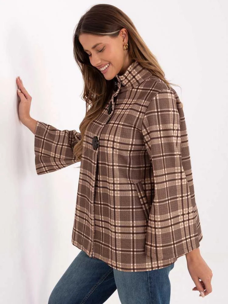 Italy Moda Paltas moterims IT-PL-31820-2.21P-ruda