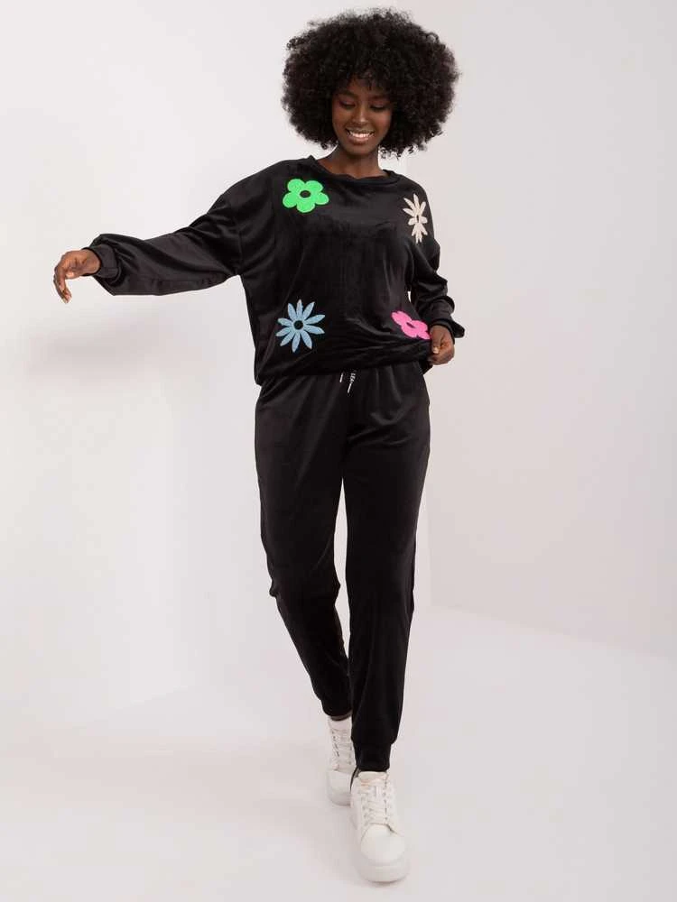 Veliūrinis kostiumas moterims ITALY MODA DHJ-KMPL-8655.05
