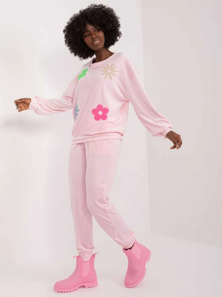 Veliūrinis kostiumas moterims ITALY MODA DHJ-KMPL-8655.05