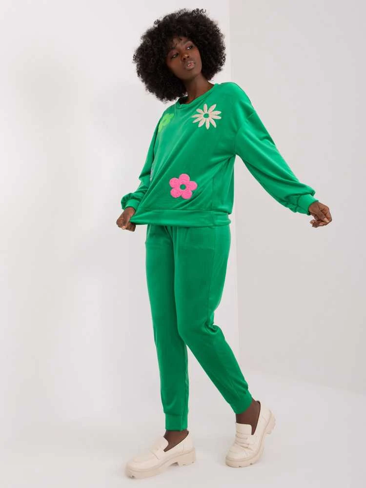 Veliūrinis kostiumas moterims ITALY MODA DHJ-KMPL-8655.05