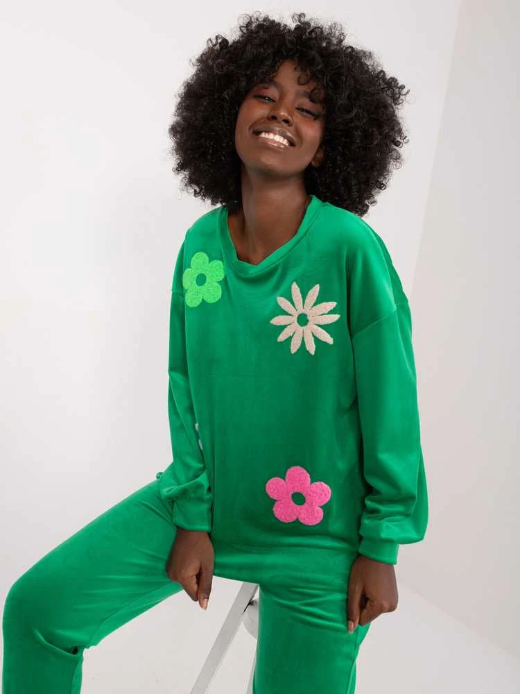 Veliūrinis kostiumas moterims ITALY MODA DHJ-KMPL-8655.05