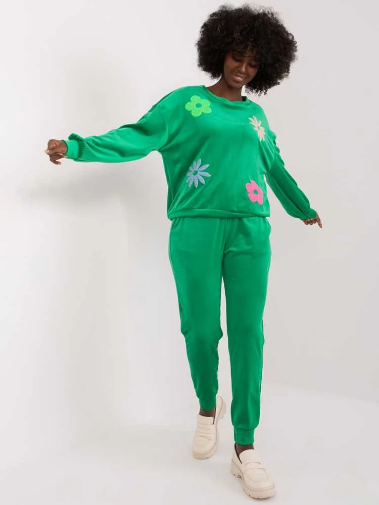Veliūrinis kostiumas moterims ITALY MODA DHJ-KMPL-8655.05