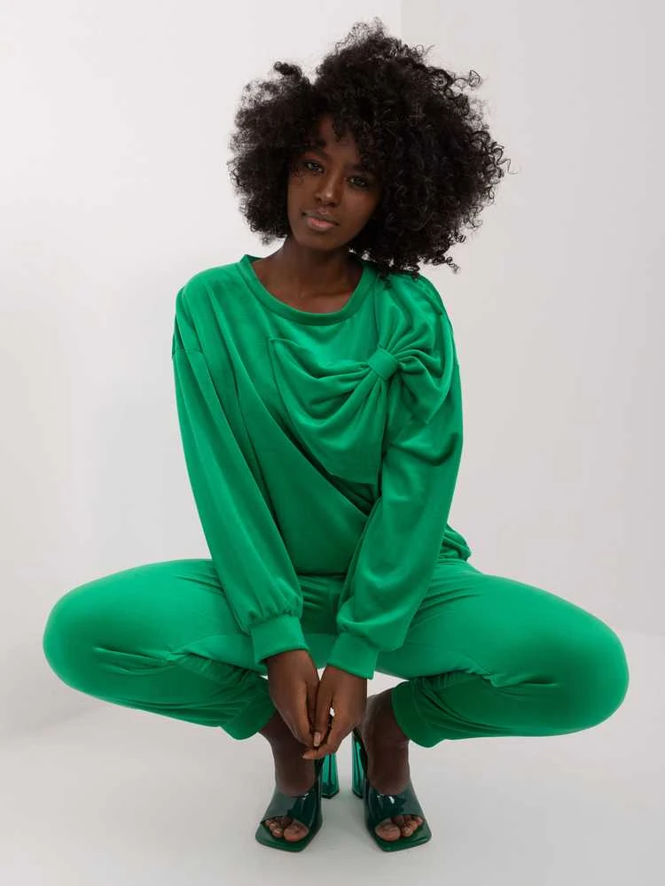 Veliūrinis kostiumas moterims ITALY MODA DHJ-KMPL-8831.14X
