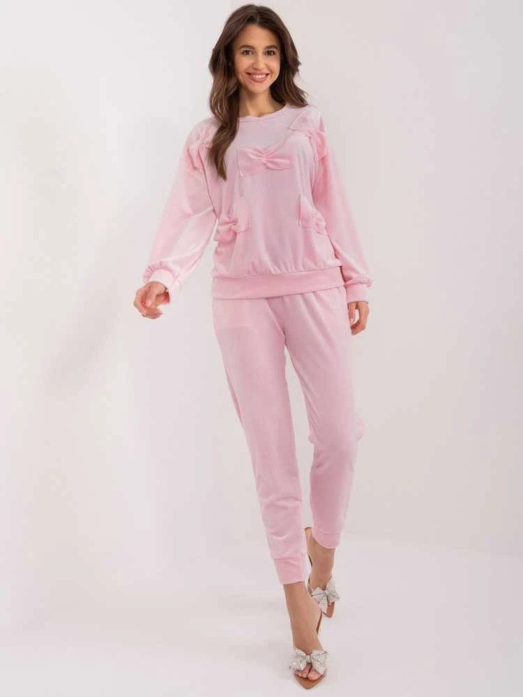 Veliūrinis kostiumas moterims ITALY MODA DHJ-KMPL-8850.68